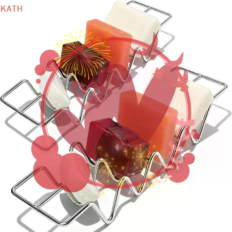 Stainless Steel Minimalist Creative Soap Dish Rack Draining Soap Holder For Kitchen Bathroom Countertop Sink Home Organizer 1PC