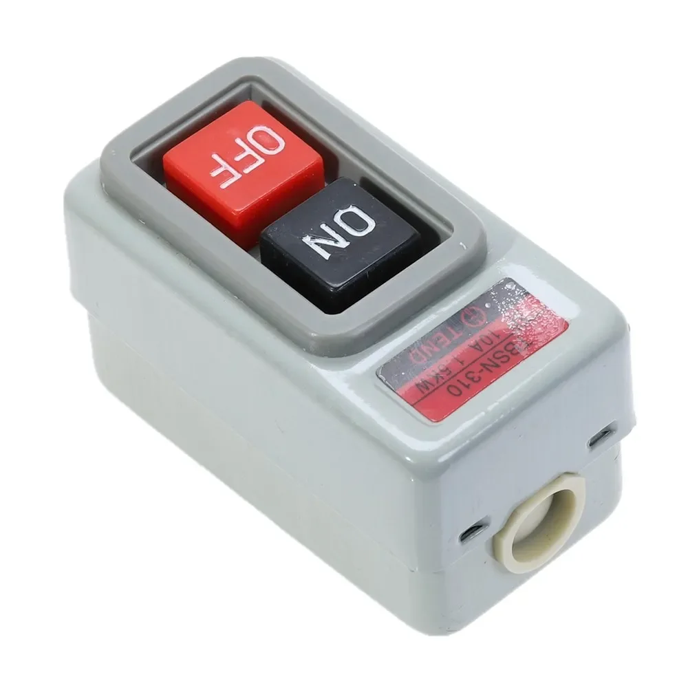 Push Button Power Switch Three Phases Power Control Start Switch AC 380V 10A 3P 1.5KW TBSN-310