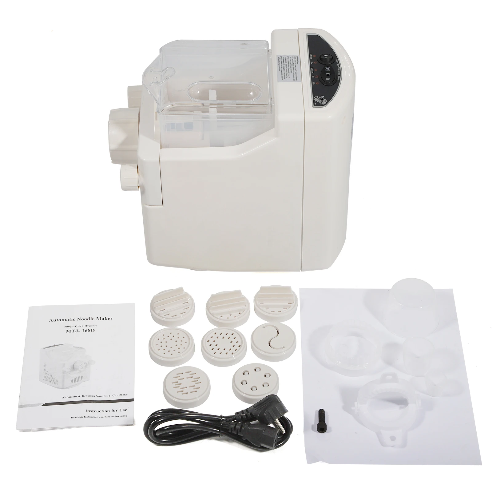 Household Fresh Pasta Maker Fully-Automatic Electric Noodle Cutter Dough Machine