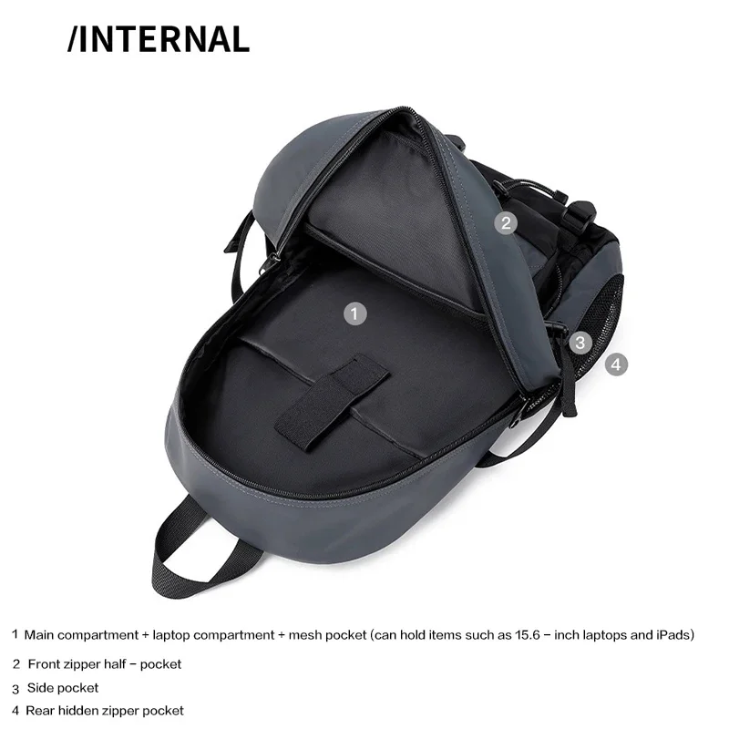 Men Women Lightweight Backpack Casual Daily Commute Outdoor Travel College School Bag Laptop Compartment Backpacks
