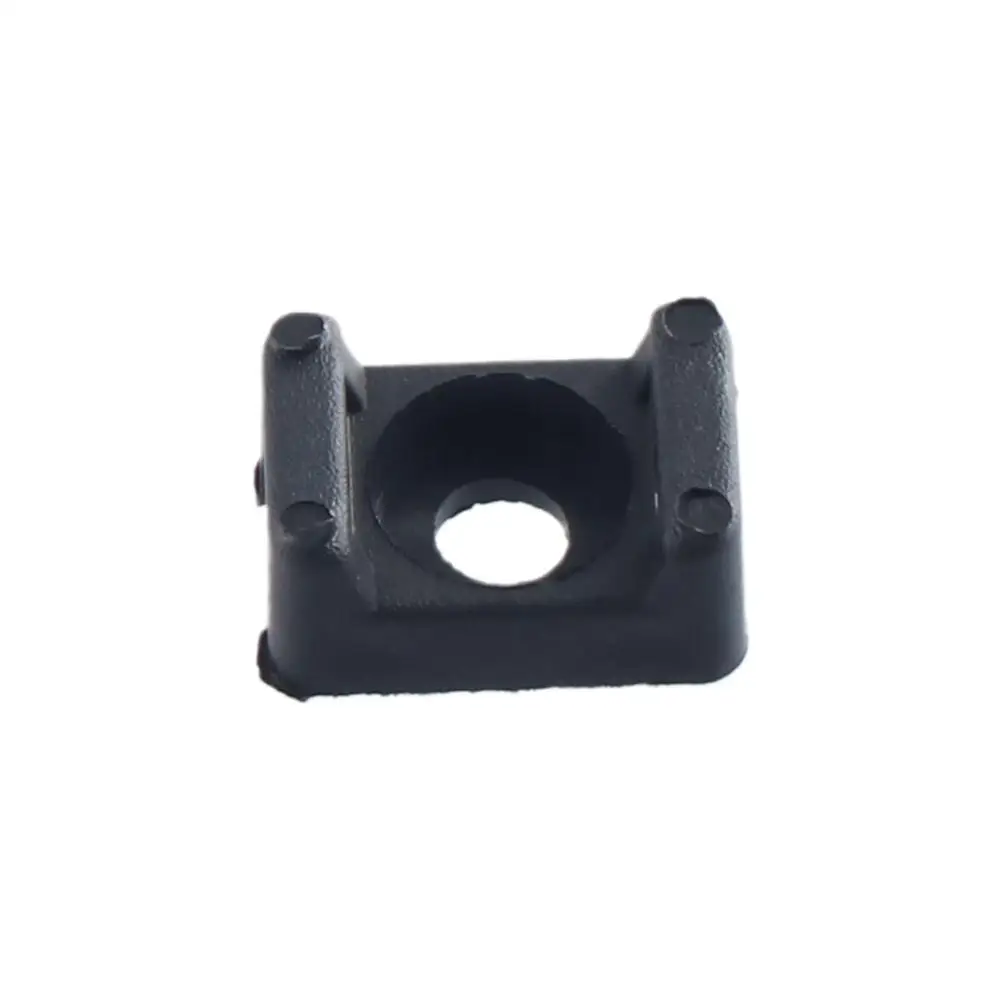 100Pcs 4.5mm Cable Tie Base Wire Holder Saddle Type Mount