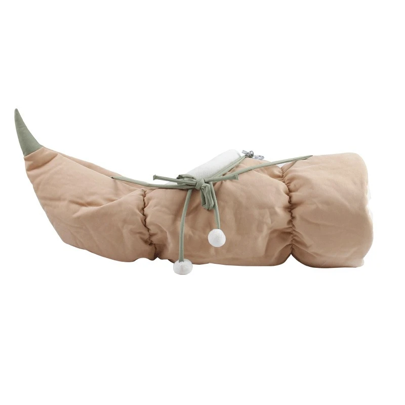 Cat supplies Rolling dragon cat hammock, lotus root cradle nest folding hammock semi-closed