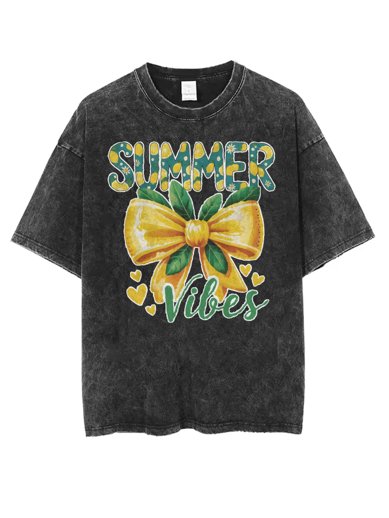 تي شيرت أسود مغسول برقبة دائرية مريح وفضفاض مناسب بطباعة الهالوين الأكثر مبيعًا ملابس شتوية غير رسمية للنساء والرجال