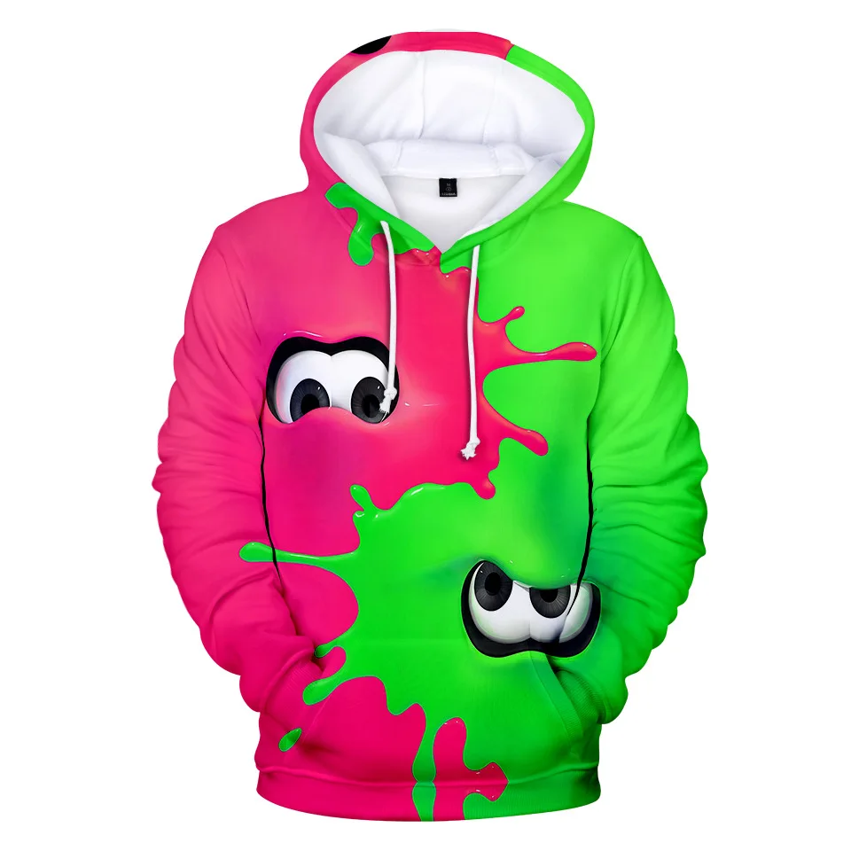 

Shooting Game Splatoon 3 3D Hoodies Sweatshirts Women Men Boys Girls Kids Streetwear Hip Hop Funny Hooded Jacket Male Tracksuit