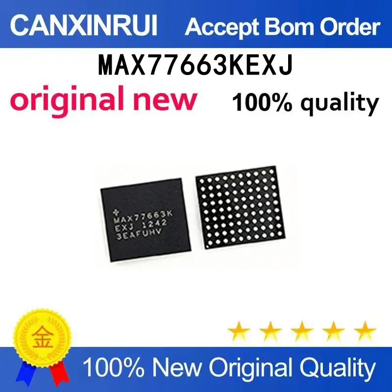 

(5-100 pieces)Brand new original MAX77663KEXJ MAX77663K BGA spot chip IC