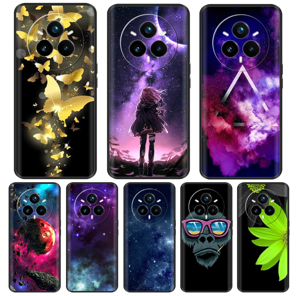 

For Realme 14 Pro Plus Case Luxury Painted Cover 6.83'' Soft Silicone Phone Case For Oppo Realme14 Pro+ Cover Soft Shell Coque