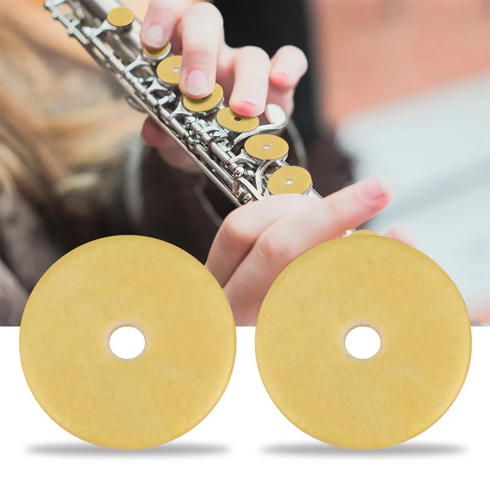 16pcs Special Sheep casing Flute Pads Set ​Yellow​ Repair kit ​Flute Replacement Parts ​Flute Repair Kit ​Flute Maintenance