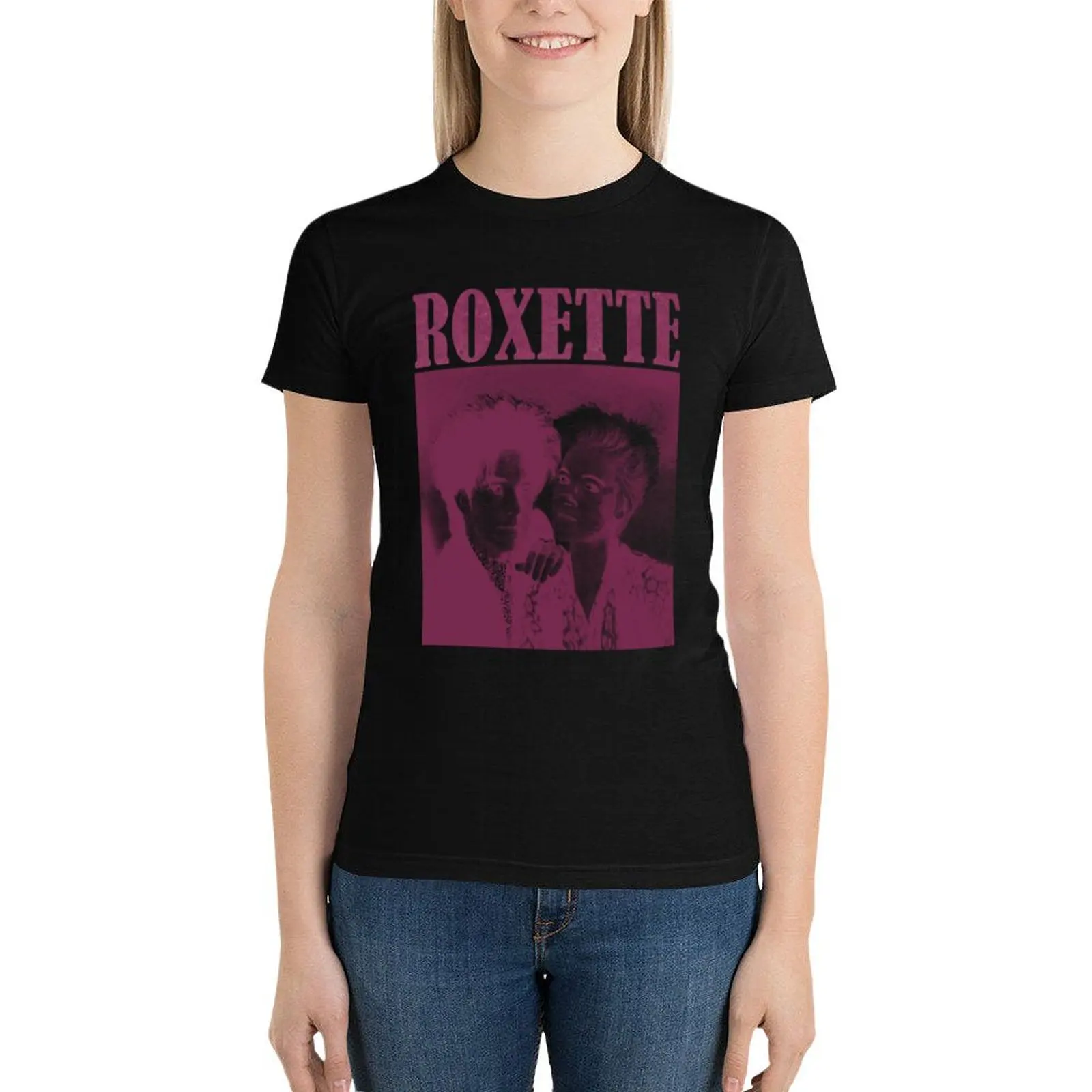

Roxette T-Shirt cute tops plus size tops summer top Short sleeve tee tops for Women