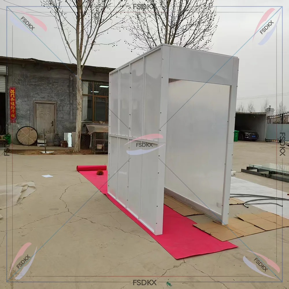 New Weddings Party Decoration Photography Background Props Pvc Magazine Photo Booth Box Backdrop Event Photo Booth Box