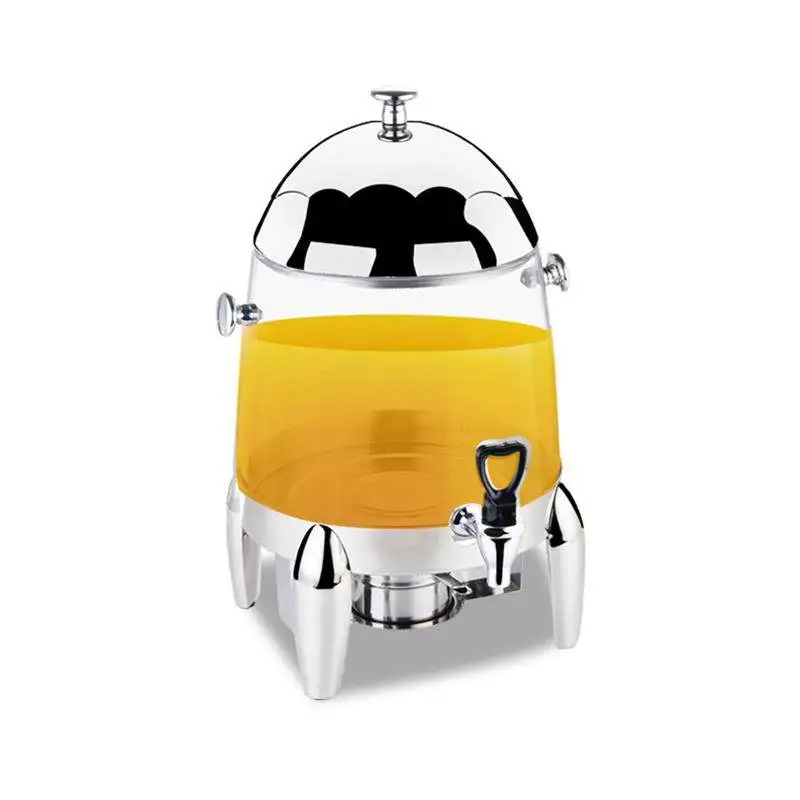 

Stainless steel coffee tripod, four-column thickened buffet milk tripod electric heating