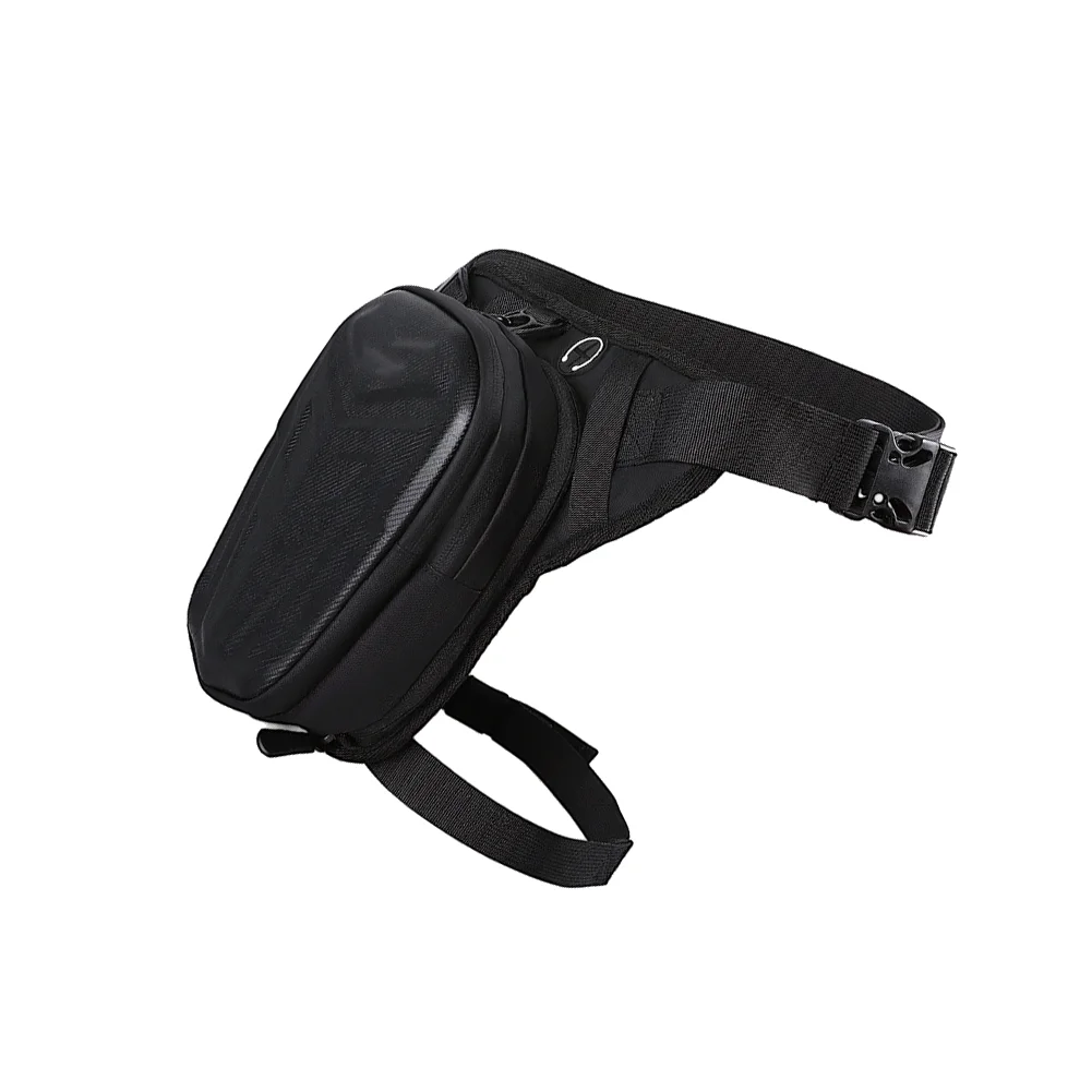 

Motorcycle Leg Pack Waterproof with Hard Shell for Scooters E-Bikes 21x15.5x7.11cm EVA PU Waist or Shoulder Carry