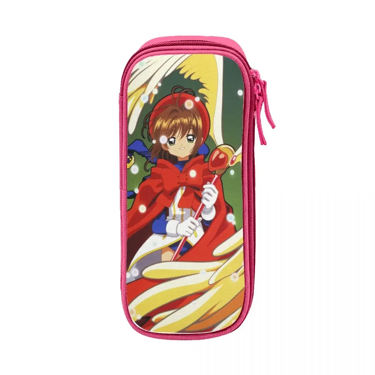 Anime Cardcaptor Sakura Pencil Case Cute Pen Box Bags Student Big Capacity Office Gifts Pencil Pouch
