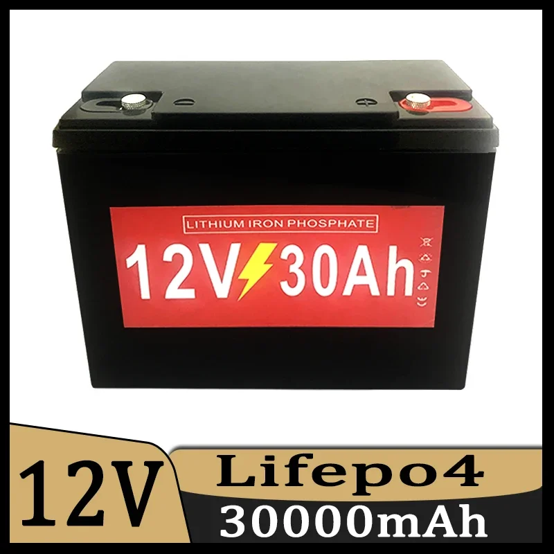 Батарея LifePo4 12 В 30 Ач lifepo4 BMS для семейных солнечных уличных фонарей, хранения энергии ветра