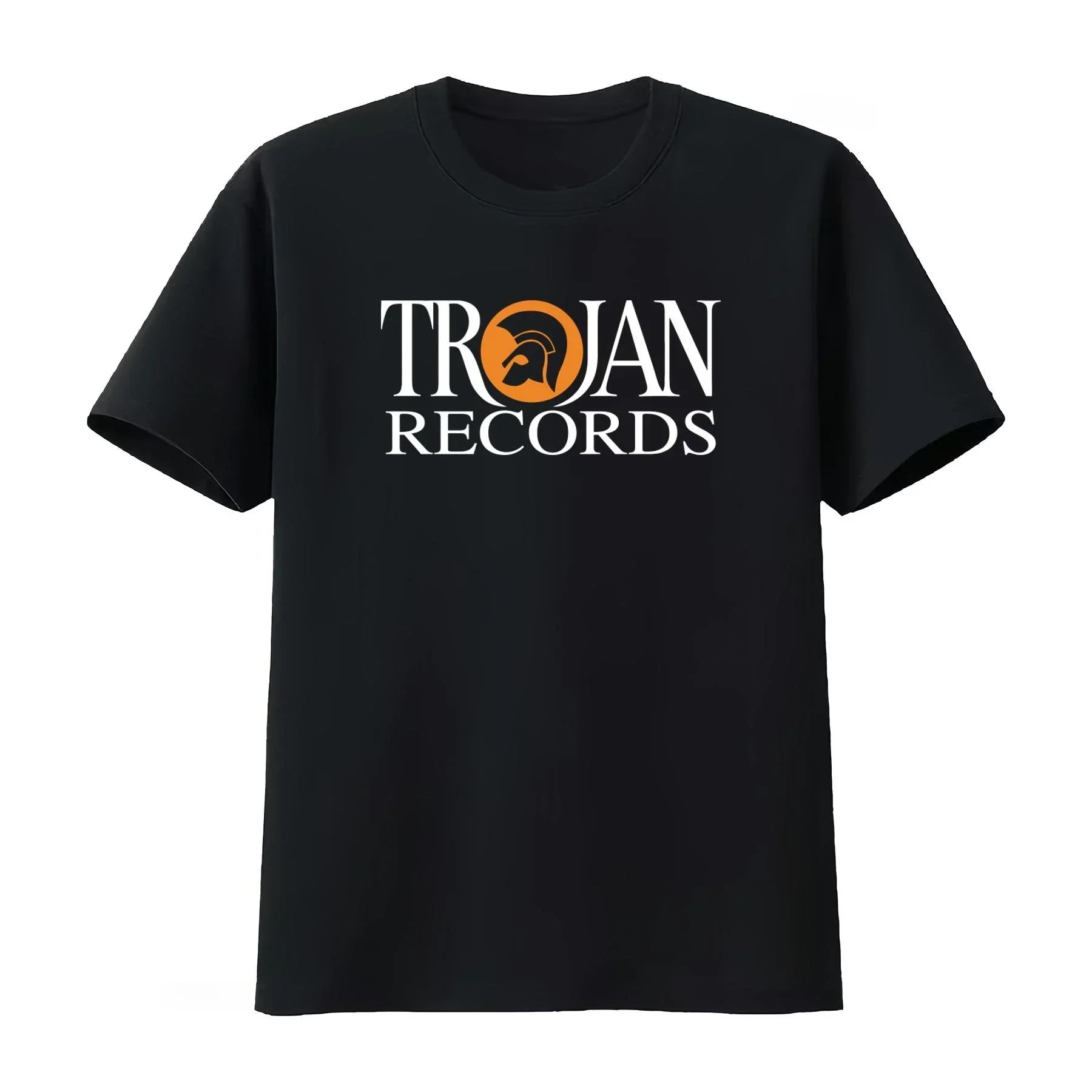 Trojan Records British Label Logo Men's T Shirt Print Music Inspired Fashion Statement Men's Clothing Women 2026 Summer T Shirt