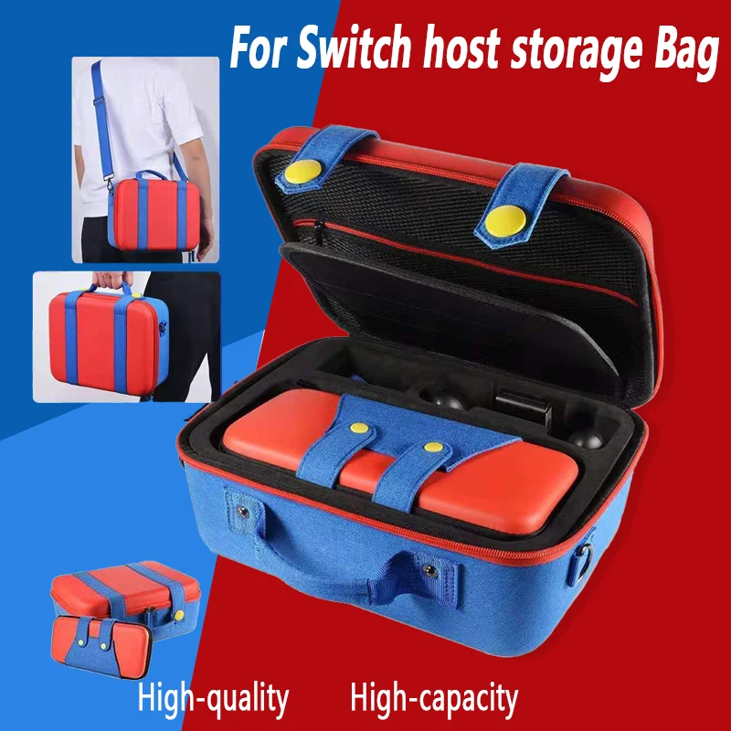 

For Nintendo Switch Storage Bag Large Capacity Host Portable Travel Shoulder Bag Carrying Case For NS Game Console Accessories