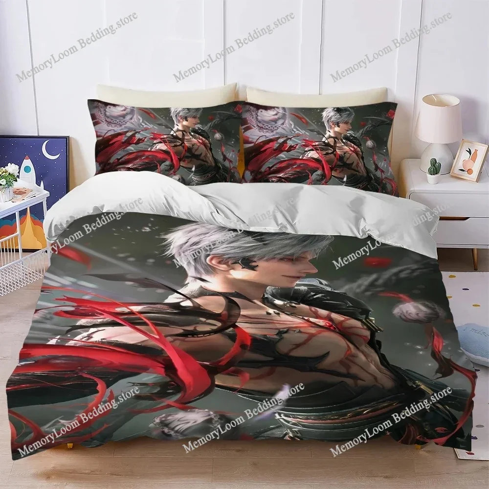 

Hot Game Love and D-Deepspace Sylus Duvet Cover Set Bedding Soft Laundry Cotton Bed Four Seasons Student Dormitory Luxury Gift96