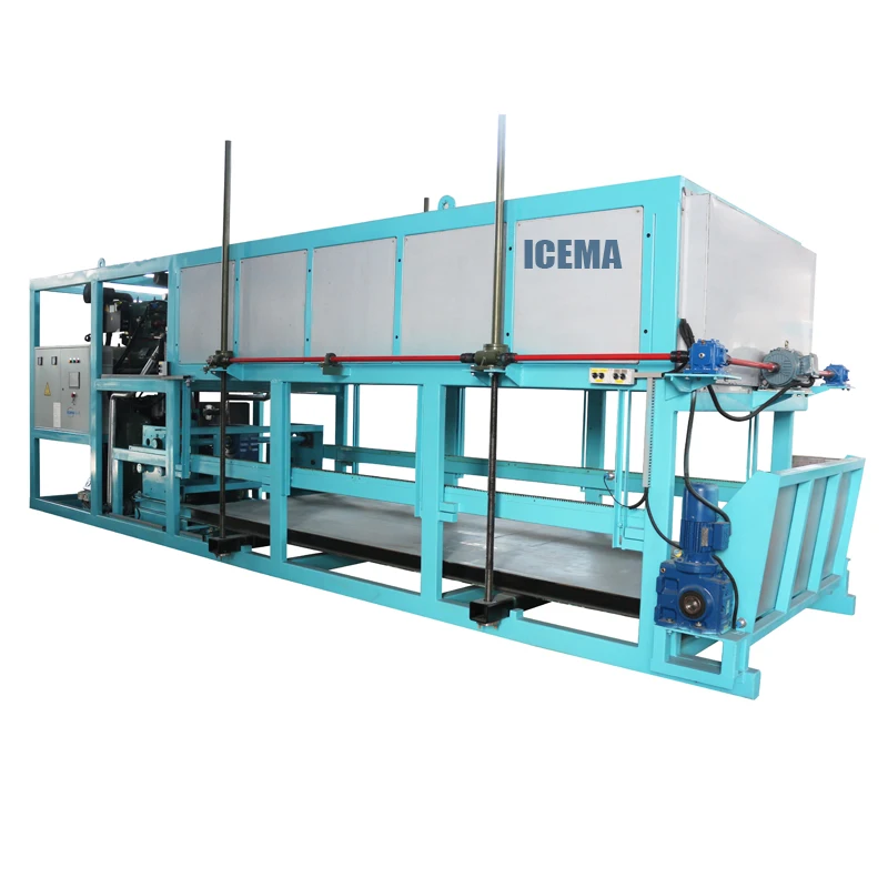 ICEMA Industrial Block Ice Machine 10 Ton Daily Production Capacity Straight Ice Model for Sale-with Motor Gear Bearing
