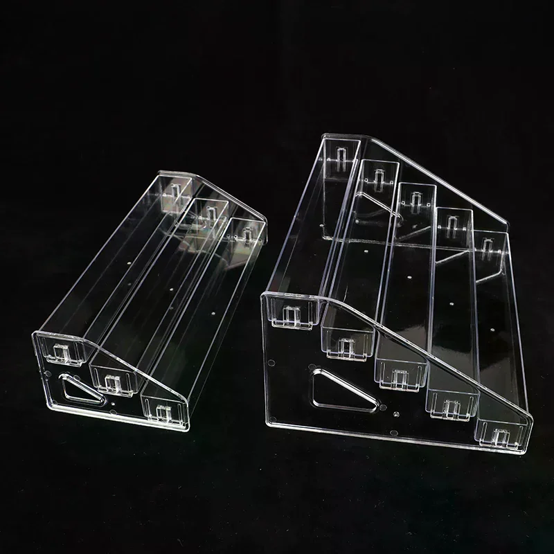 /YOV/Nail Polish Display Stand Clear Cosmetic Display Rack Holder Essential Oil Bottle Organizer Storage 3/4/5/6/7 Layers