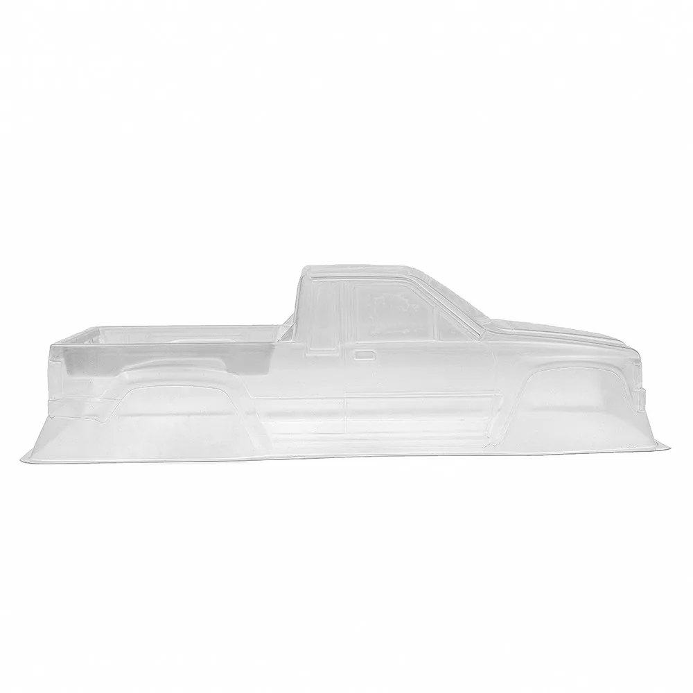 12.3inch 313mm Wheelbase Clear Pickup Body Shell Kit For 1/10 Rc Crawler Trx4 Axial Scx10 II Rgt 86100 Yk4101 Cc01 Tf2