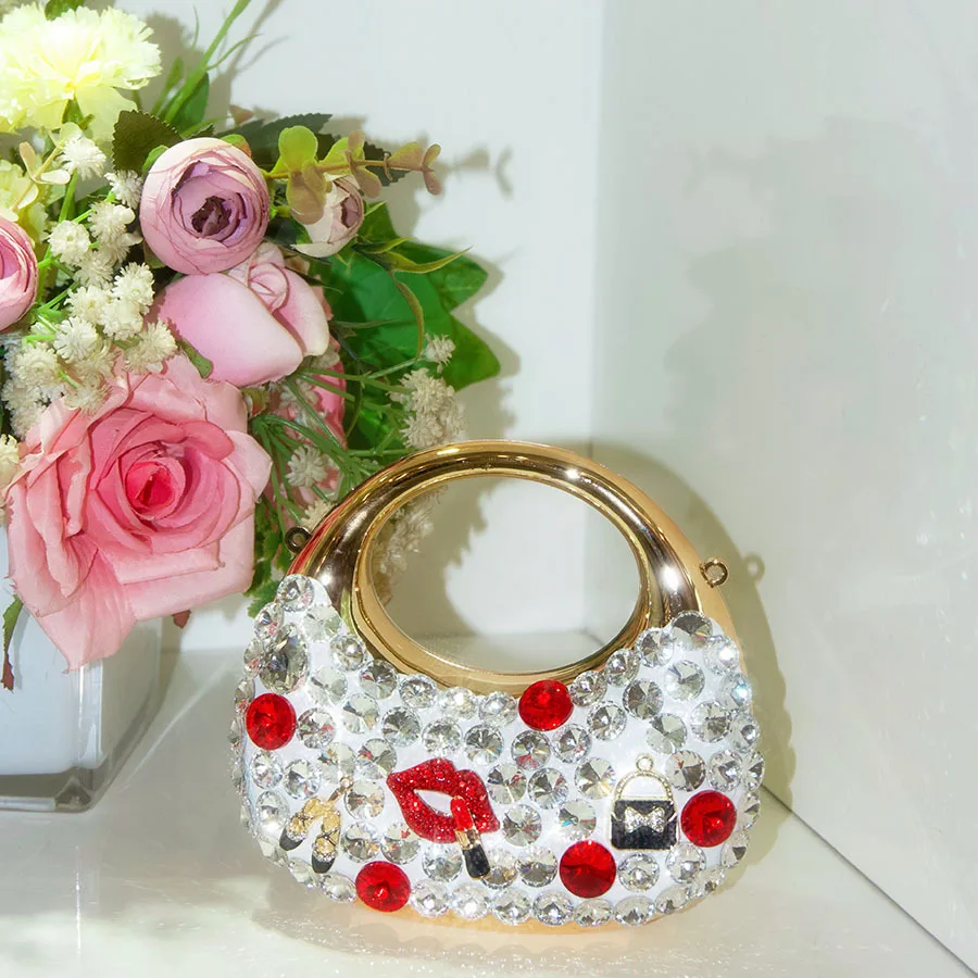 

Акриловая сумка, женская вечерняя сумка, блестящие хрустальные кошельки и сумки, мини-сумка с яркими бриллиантами