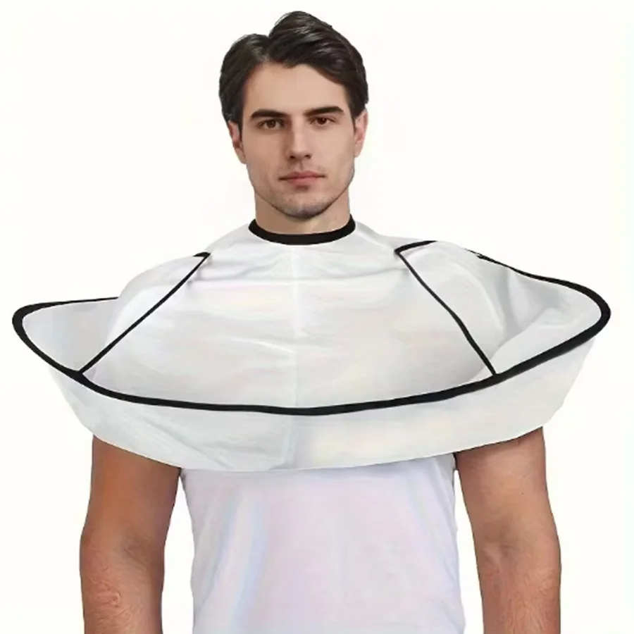Professional Hairdressing White Hair Styling Apron Breathable Salon Cutting Cape for Hair Coloring for Stylist