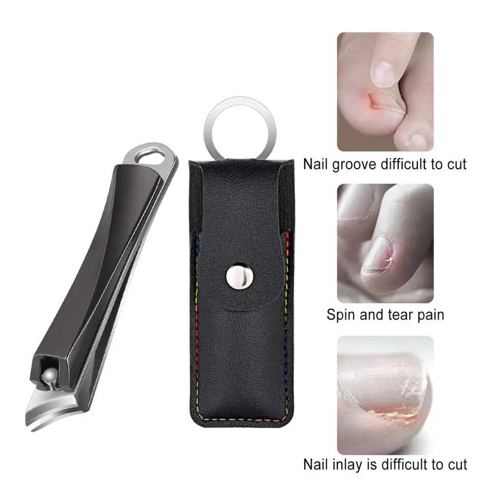 Nail Clippers with 45-degree Sharper Edge Eagle-beak Nail Clippers for Difficult-to-cut Nails Stainless Steel for Effortless