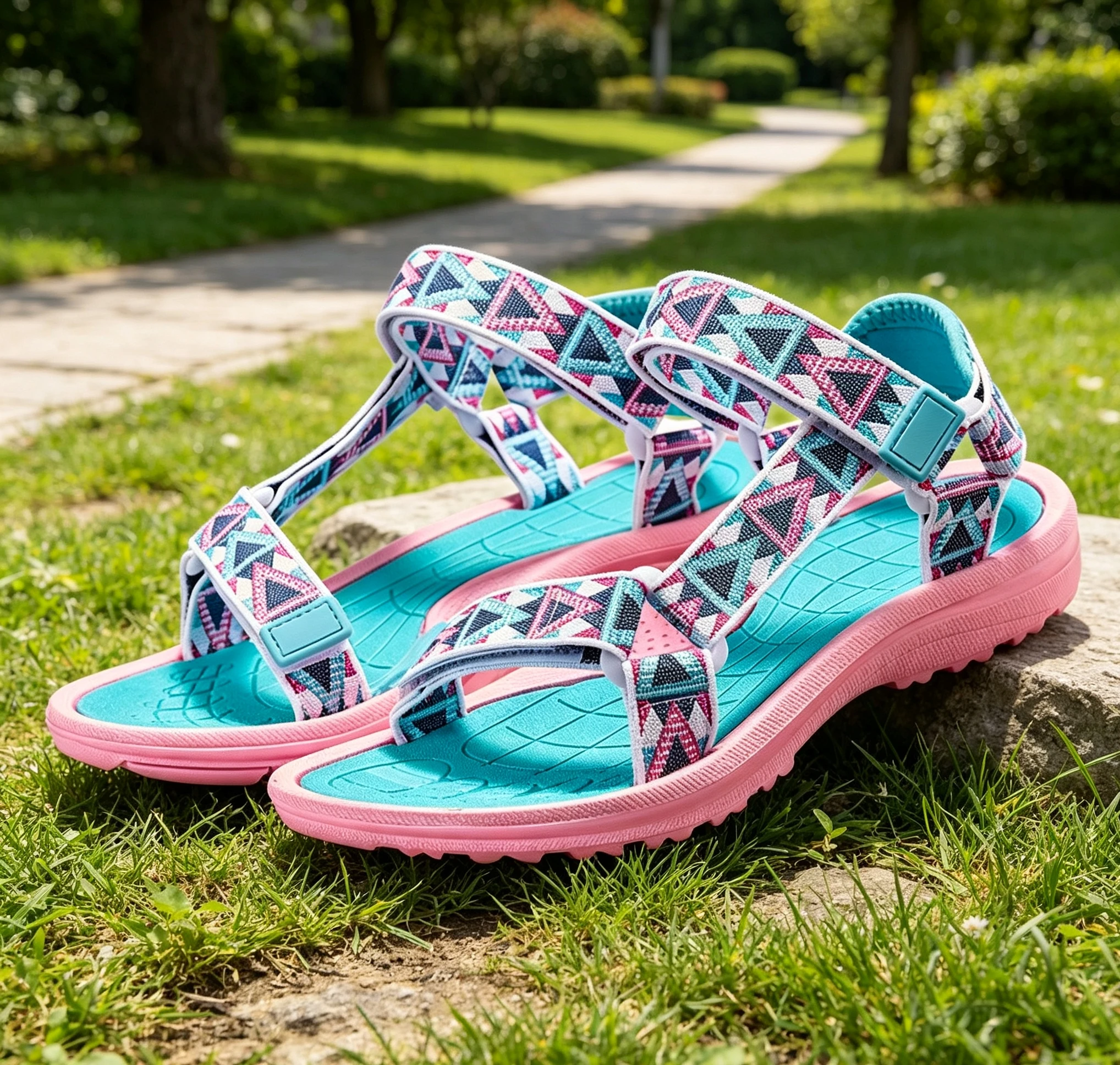 Kid's Sandals Boys Girls Breathable Non Slip Summer Sport for Outdoor Beach Shoes Open-Toe Comfortable Walking Sandalies 30-38