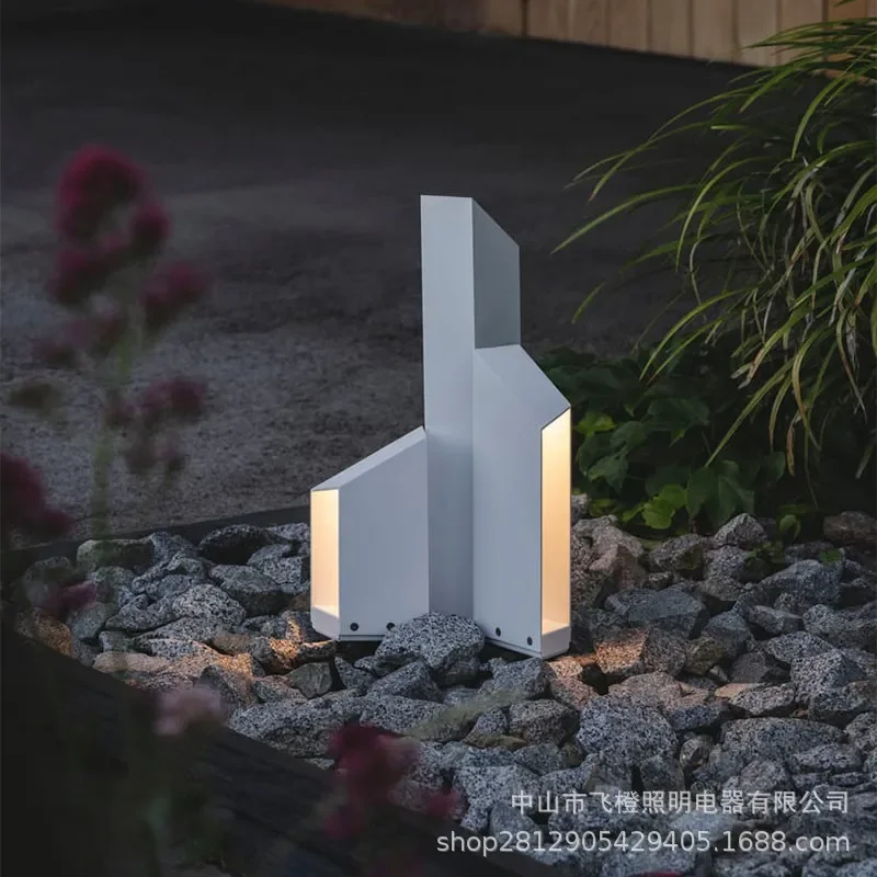 Modern Simple Outdoor Waterproof Lawn Light Villa Garden Landscape Decoration Ambient Park Lighting Fixture For Yard Pathway