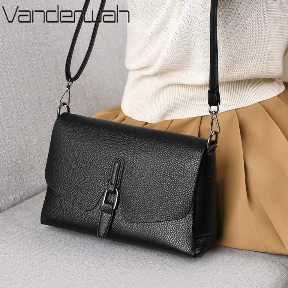 

100% натуральная коровья кожа, 3 слоя, сумка через плечо для женщин, дизайнерские мягкие сумки через плечо, роскошные сумки высокого качества, сумки-клатчи, сумки Sac