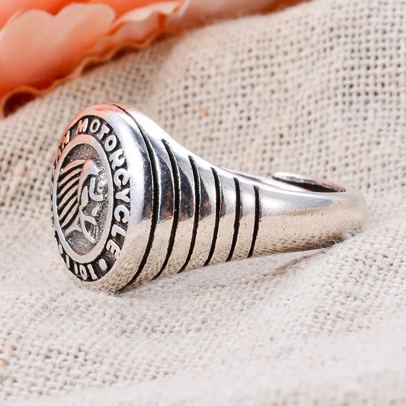 Best Sell Elegant Indiana Head Sculpture Style Retro Thai Silver Female Party Ring For Women Birthday Gifts Never Fade