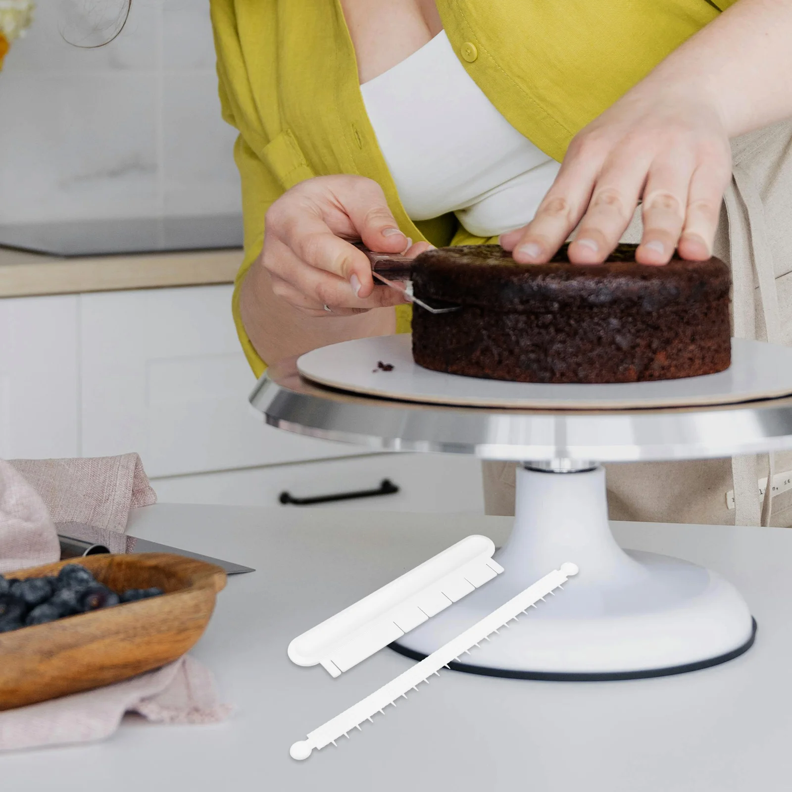 

DIY Cake Arc Measuring Ruler Plastic Decorating Aid Fondant Cake Tool Graduated Scale Bakery Tool Reusable Easy Clean
