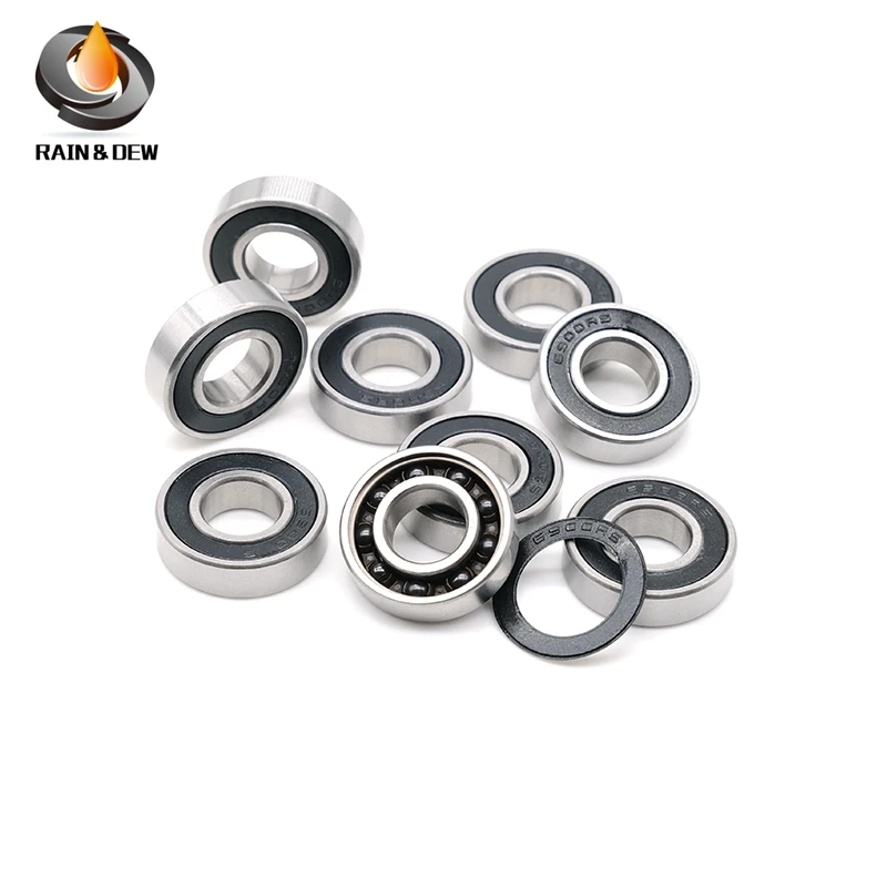 10P 6900-2RS Bearing ABEC-7 10x22x6 mm Metric Thin Section 6900 2RS Ball Bearings 6900RS 61900 2RS