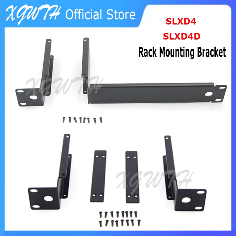 Metal Rack Mounting Antenna Extension Cable Bracket Rack Kit For Shure SLXD4 SLXD4D Wireless Microphone System Wireless Receiver