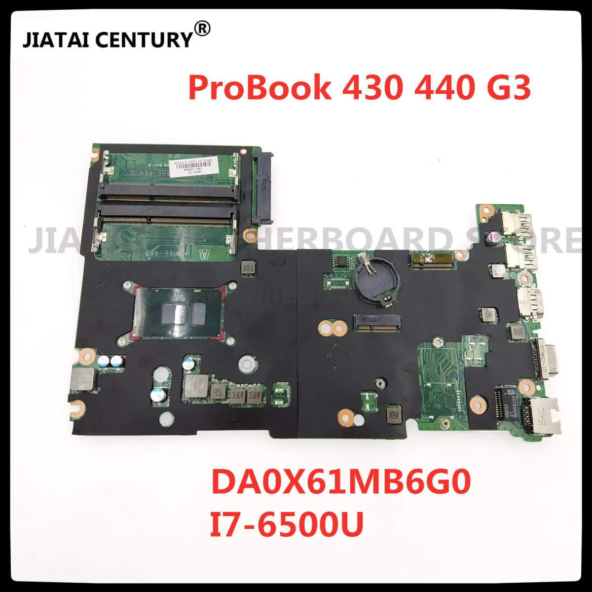 

For HP ProBook 440 430 G3 notebook motherboard DA0X61MB6G0 CPU i7 6500U DDR3 100% test work 830940-001 830940-601