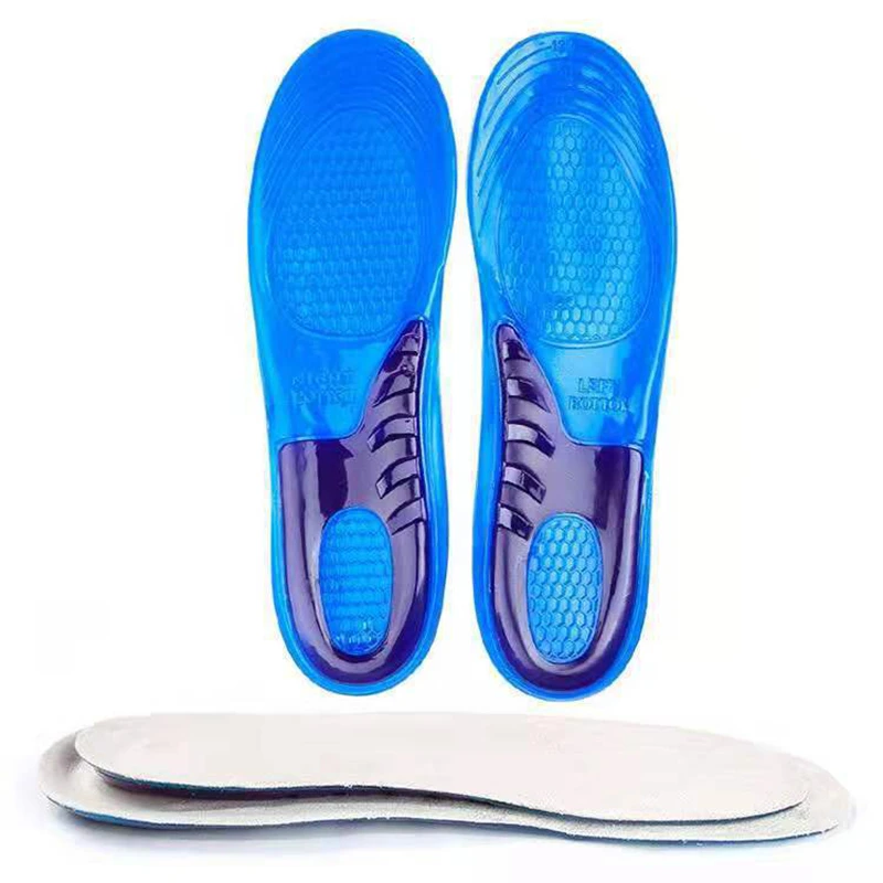 Orthopädische Einlegesohle aus Silikongel, Stoßdämpfende Fußpolster für Schuhe – Detail 1