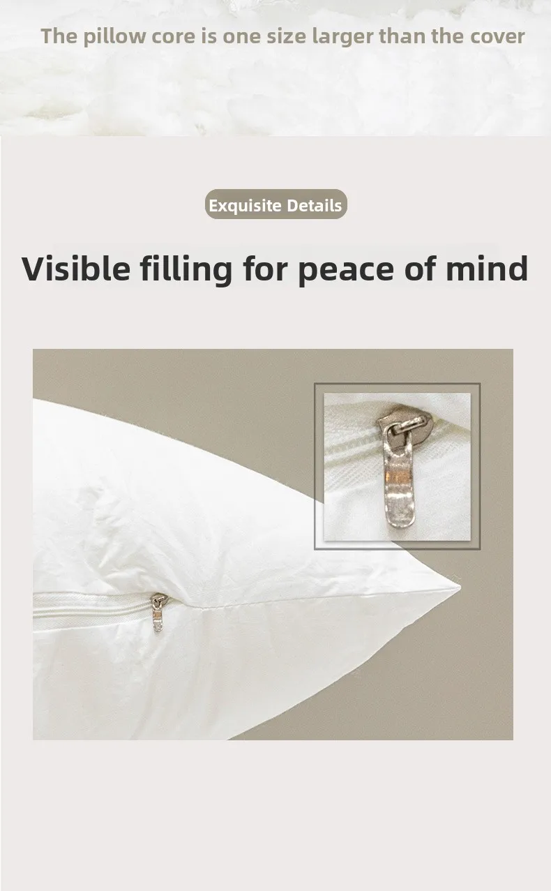 Design Luxury Cushion Cover 45x45cm Milk Tea Colored Horseshoe Buckle Square Pillow Case For Home Hotel Bed Living Room Sofa