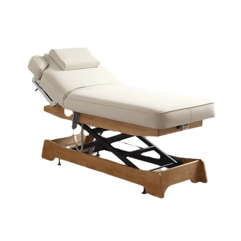 Light luxury electric beauty bed, special constant temperature heating for beauty salons, can be lifted and lowered