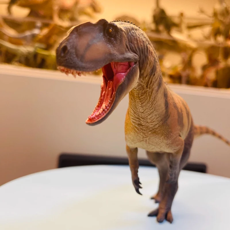 Yangchuanosaurus magus Roc dinosaurio rey crecimiento compañero modelo 76 regalo de vacaciones colección ornamento dinosaurio modelo juguete estatuilla