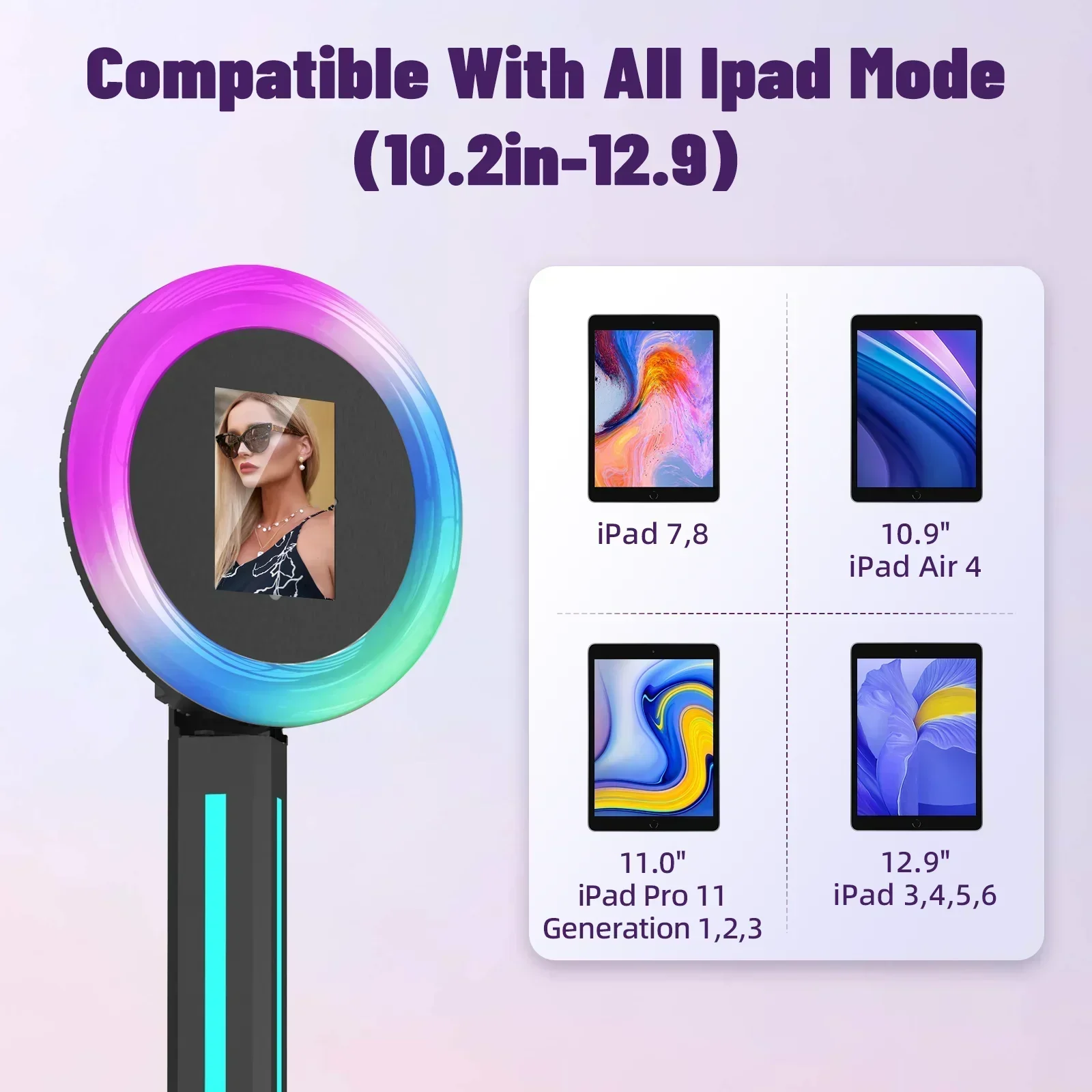 Portable IPad Photo Booth Instant Social Sharing Customizable Filters For Small Weddings