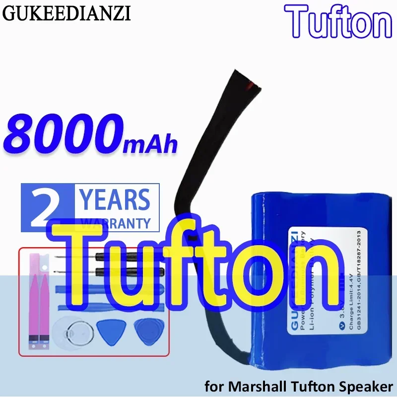 

High Capacity GUKEEDIANZI Battery 8000mAh C196G1 for Marshall Tufton Speaker Digital Batteries