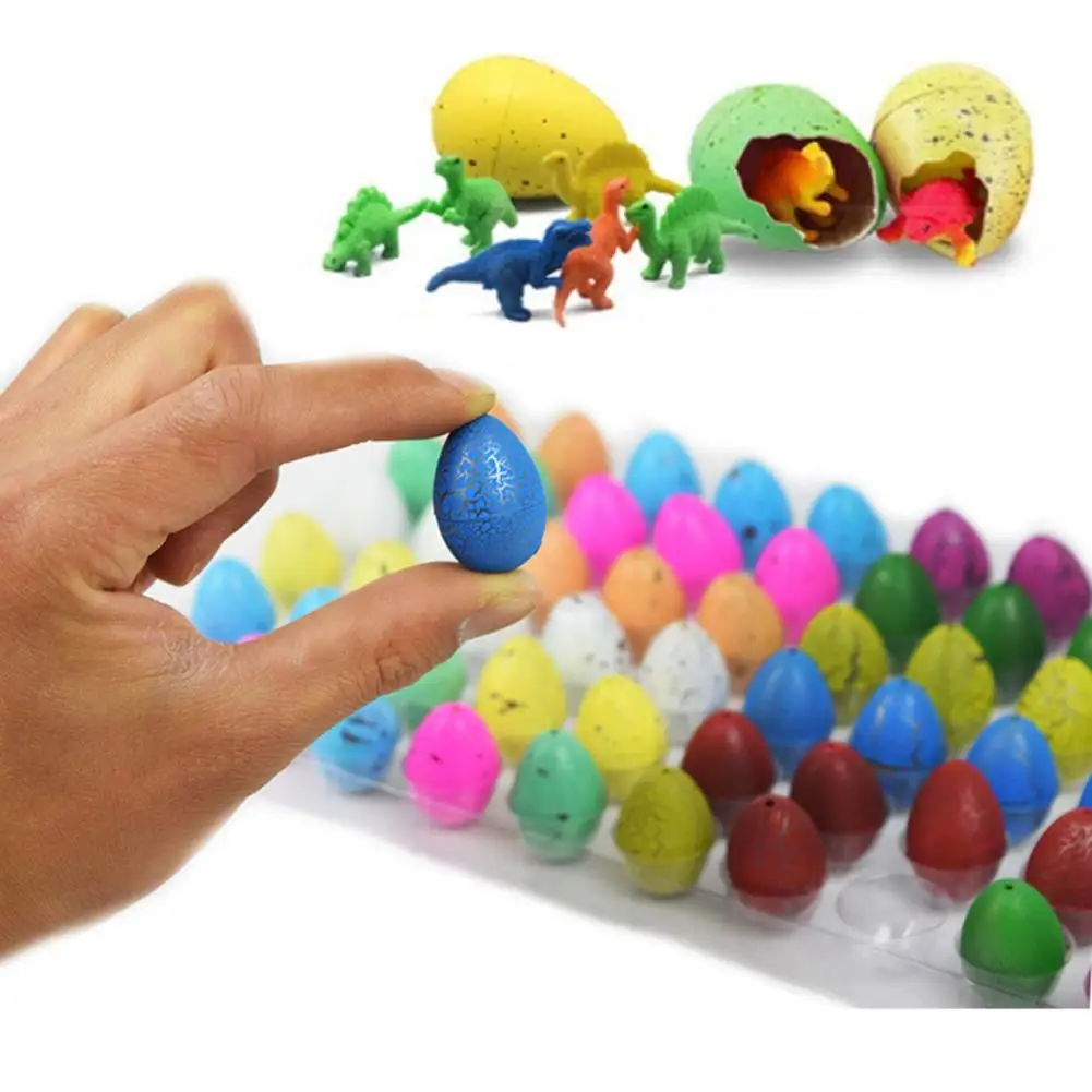 Cartões criativos de ovo de dinossauro e dia dos namorados, Dinossauro para incubação, Adicionar água mágica, Ovo de Páscoa, 1 conjunto