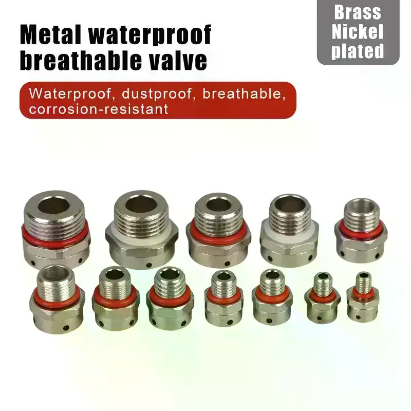 304 Stainless Steel Air Vent Valve Waterproof Screw In Breather Vent Valve M5 M6 M8 M10 M12 M14 M16 M18 M20 Automatic Venting