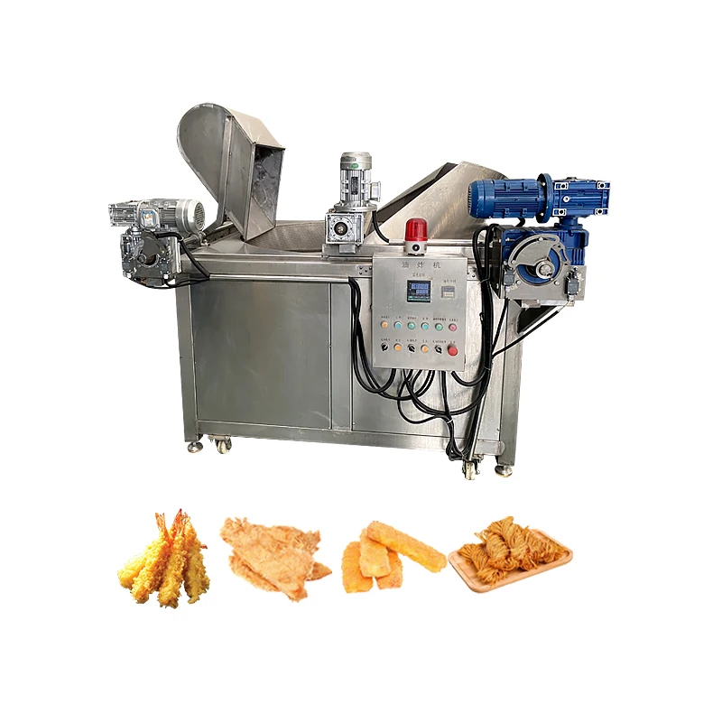 FOODLINE Customized Industrial Electric Smokeless Fryer Burger Frying Machine Burgers Frying Machine Kurkure Frying Machine