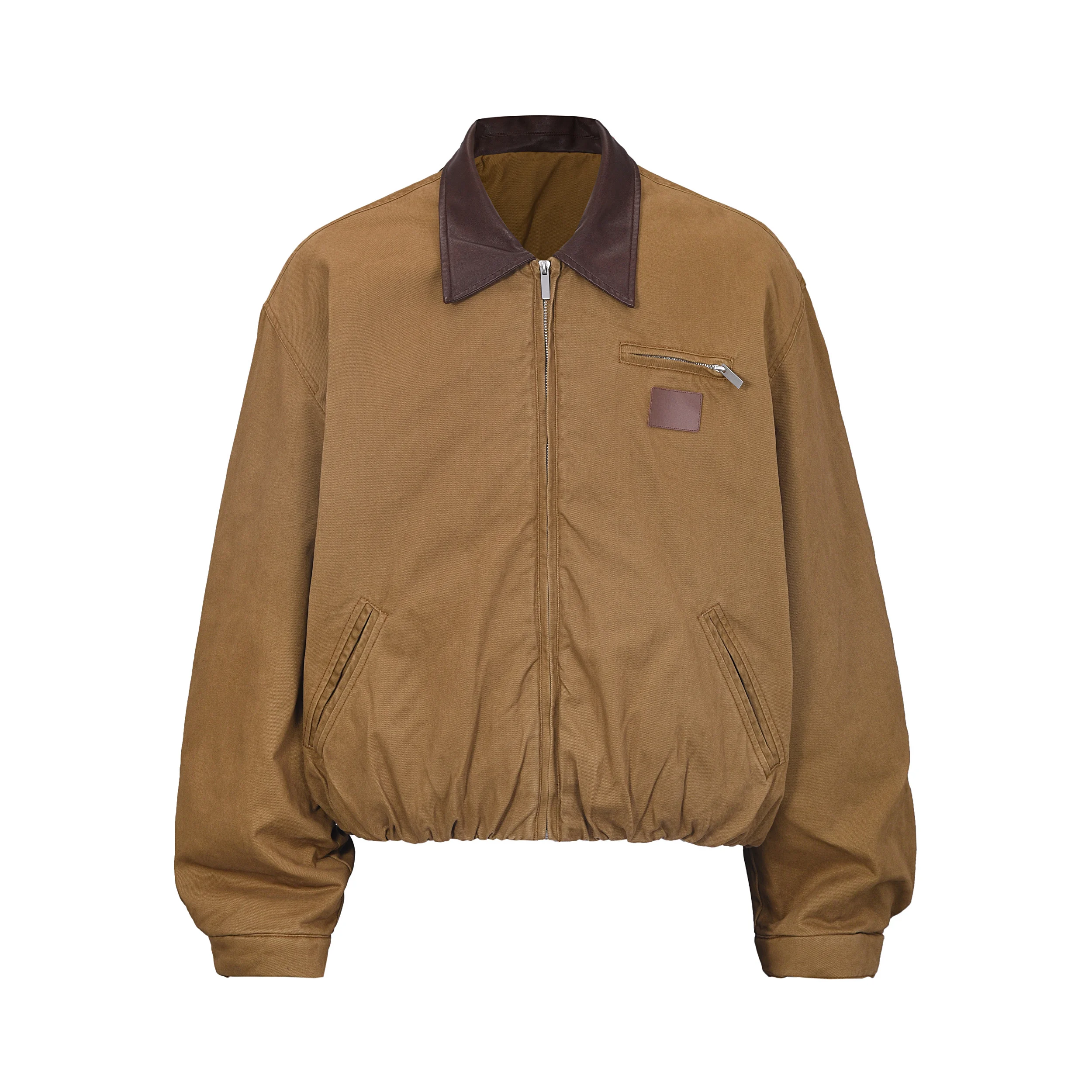 

SAINT OF MICHAEL Kanye West Streetwear Washed Barn Cotton Coat Hip Hop Loose Oversize Tops Vintage Solid Color Jacket for Men