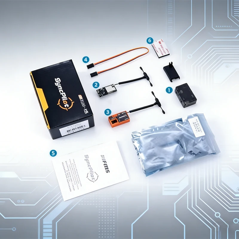 FMS SyncPilot Headtracker Set FPV VTX For Fixed Wing RC Airplane Remote Control Aircraft