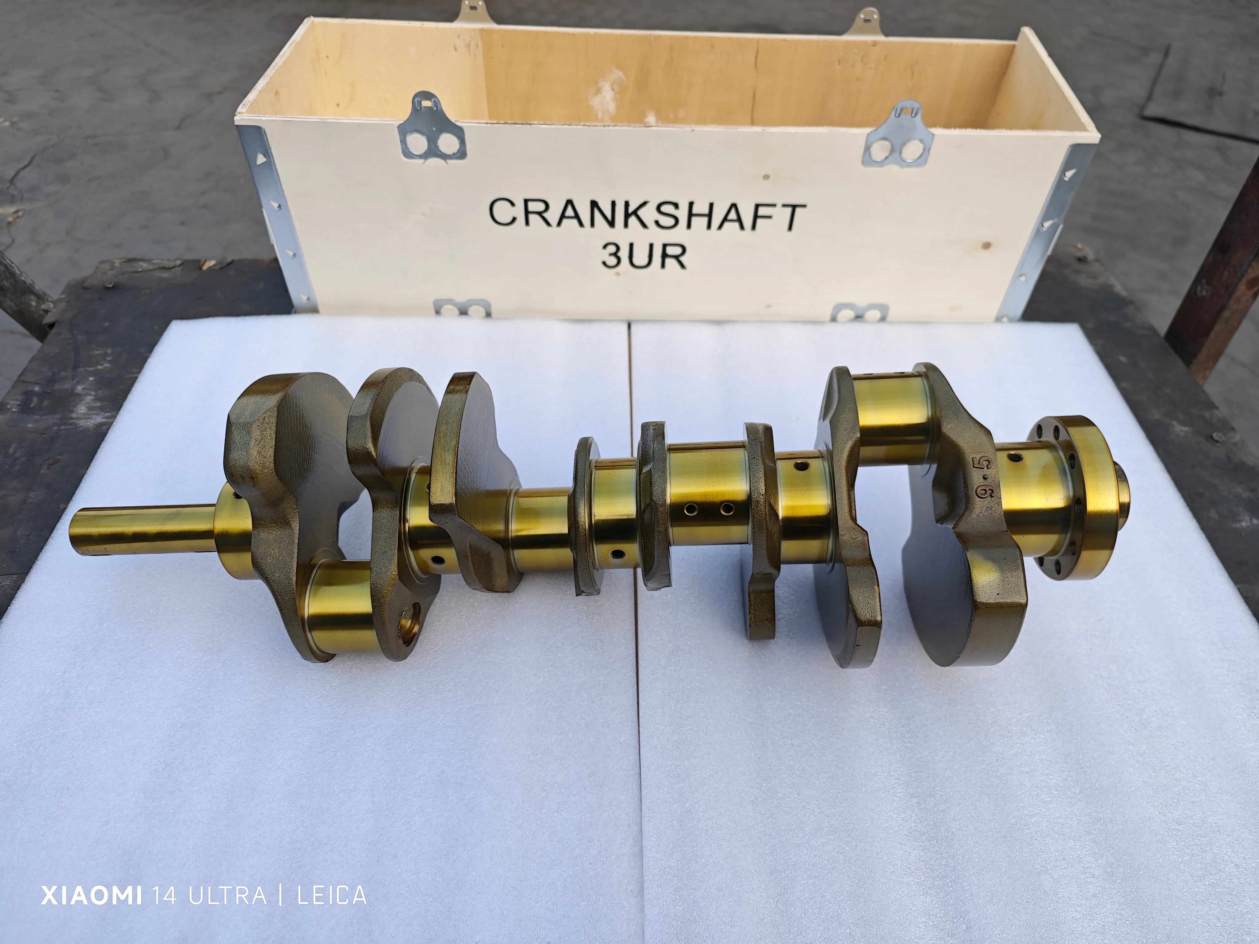13401-38010 3UR-FE Crankshaft For Land Cruiser For SEQUOIA For LEXUS LX450D/460/570 5.7L For URJ200/URJ201 Iron Casting