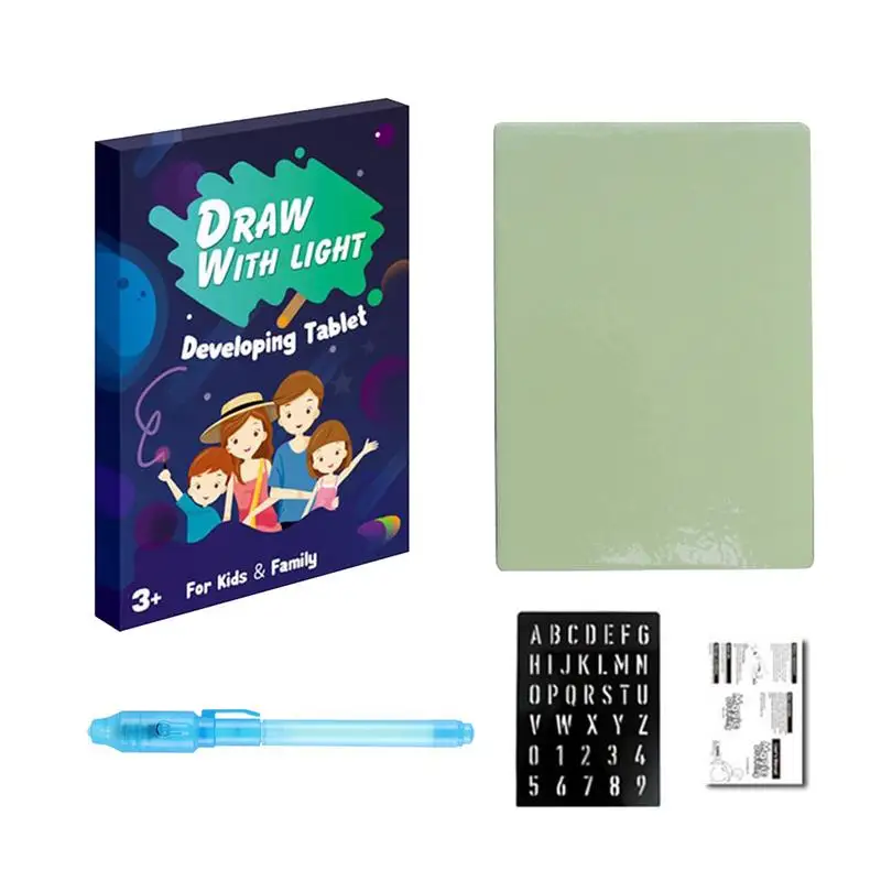 Led Drawing Copy Pad  Portable Writing board Toy Drawing Painting Tablet Toy Early Learning Educational Toy For Children Gift