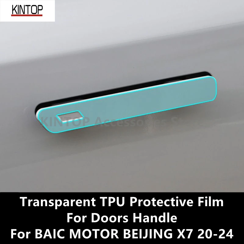 For BAIC MOTOR BEIJING X7 20-24 Doors Handle Protective Sticker Anti-scratch Protection Modification Accessories Refit