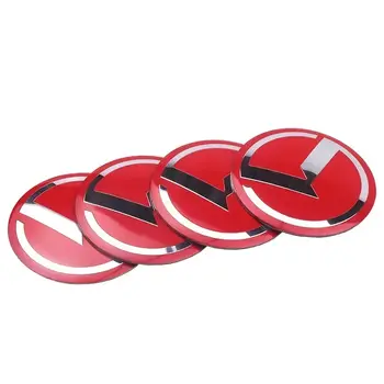 4個56mm汽車輪圈中心蓋貼紙,適用於起亞K2 K3 K5 KX5 GT Forte Rio Optima Sorento汽車配件 10 最佳銷售 起亞銳歐標誌 - №10