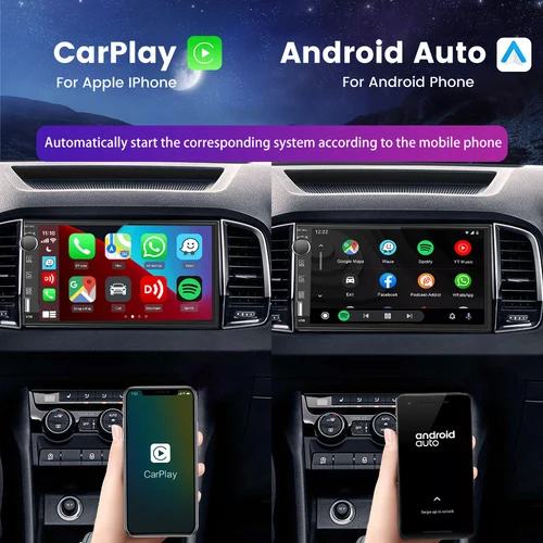 Imagen 2 del producto Carlinkit con cable/inalámbrico CarPlay inalámbrico Android Auto Dongle espejo para modificar la pantalla Android coche Ariplay Smart Link IOS 14 15